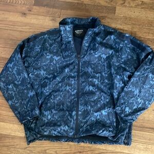 Athleta brocade floral windbreaker